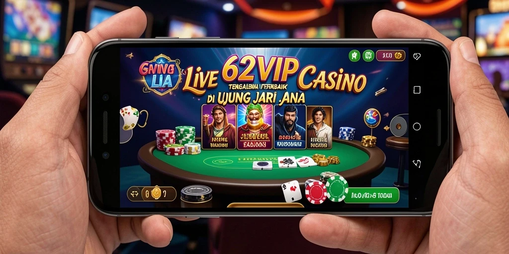 Tampilan gameplay Live Casino yang mendebarkan dan interaktif.