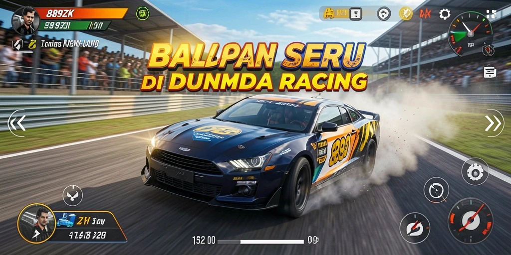 Tampilan gameplay Racing dengan aksi cepat dan grafik luar biasa.