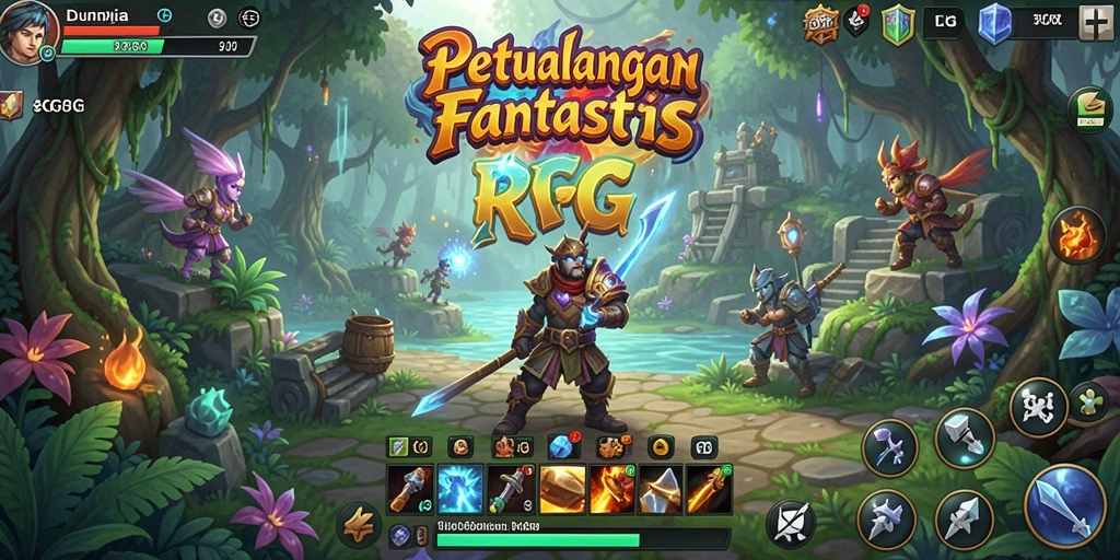 Tampilan gameplay yang seru dan menegangkan dalam 8G8G.