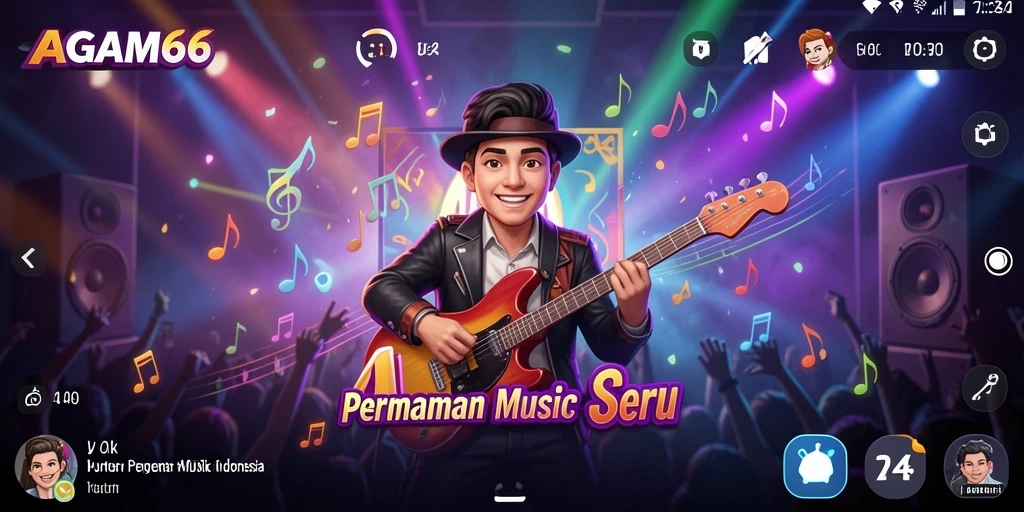 Tampilan gameplay AGAM66 dengan berbagai fitur menarik dan antarmuka pengguna.