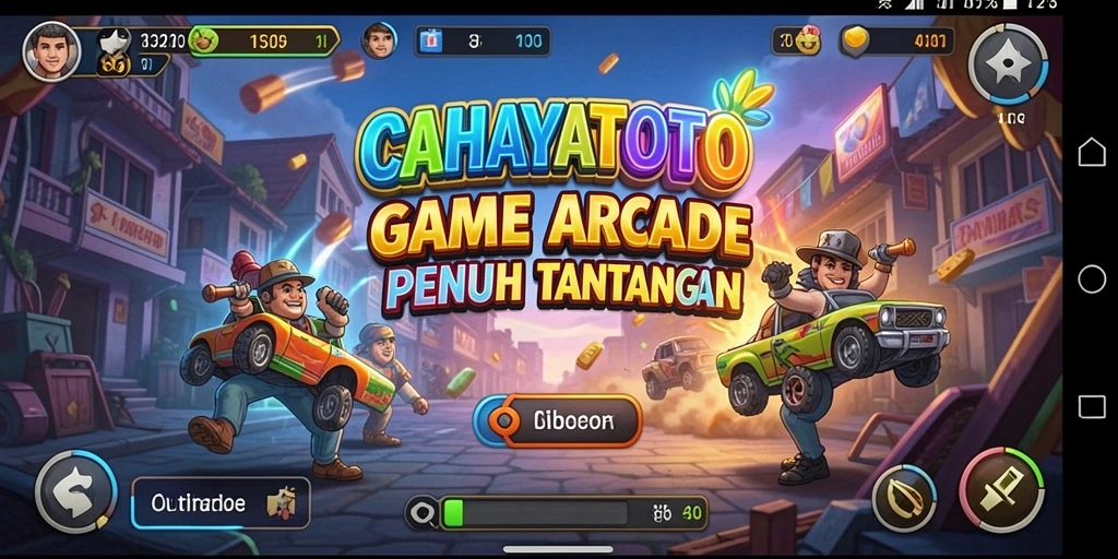 Screenshot gameplay CAHAYATOTO menampilkan aksi seru dalam game arcade.