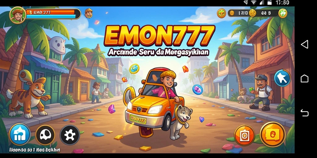 Tampilan gameplay seru dan menegangkan dari EMON777.