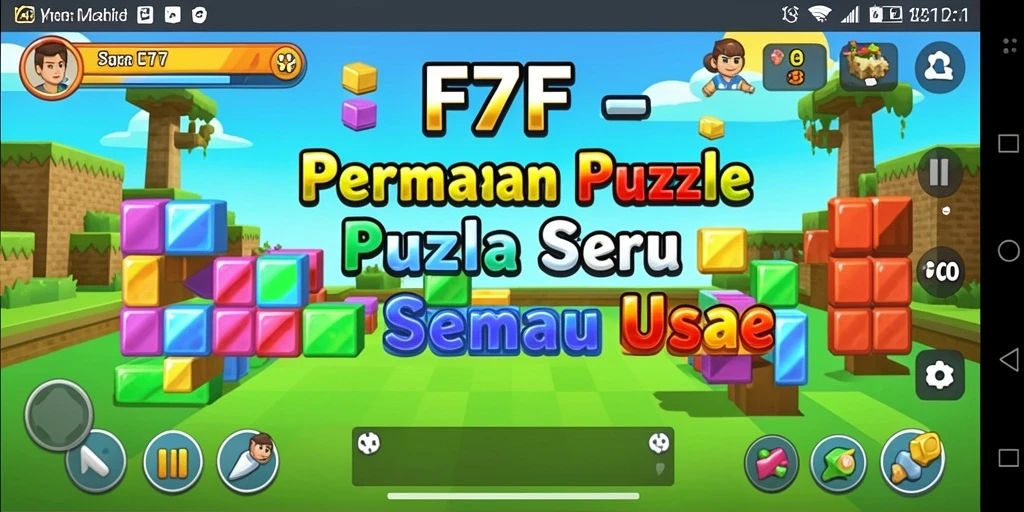 Tampilan gameplay F7F7 yang menantang dan menarik.