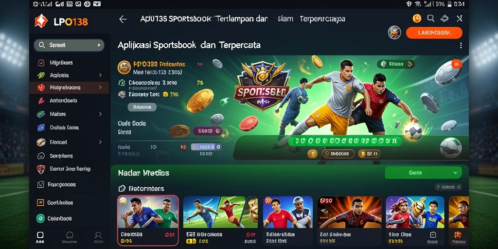 Tampilan menarik dari gameplay LPO138 untuk taruhan olahraga.