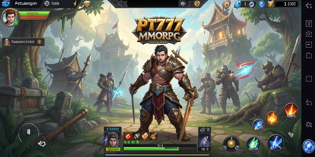Tampilan gameplay PT777 yang menunjukkan aksi mendebarkan dan dunia yang hidup.