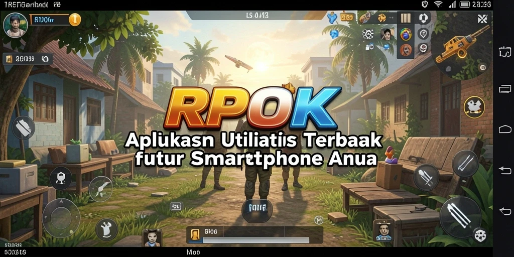 Tampilan antarmuka pengguna RPOK yang bersih dan fungsional.