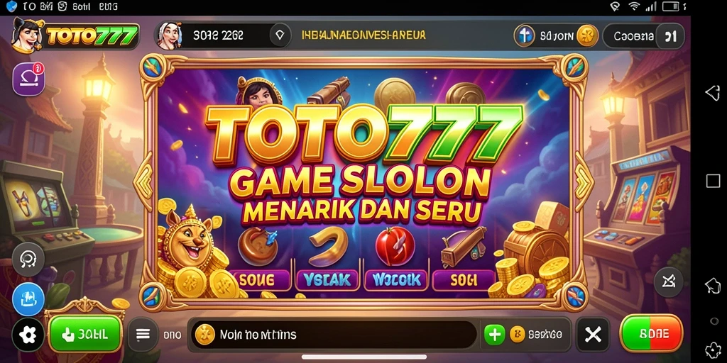 Screenshot menunjukkan gameplay seru TOTO777 dalam slot yang mengasyikkan.